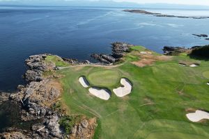 Victoria (Canada) 8th Green Aerial